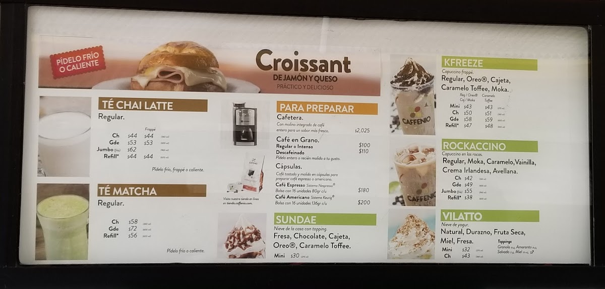 CAFFENIO Macristy Menu - Image 2